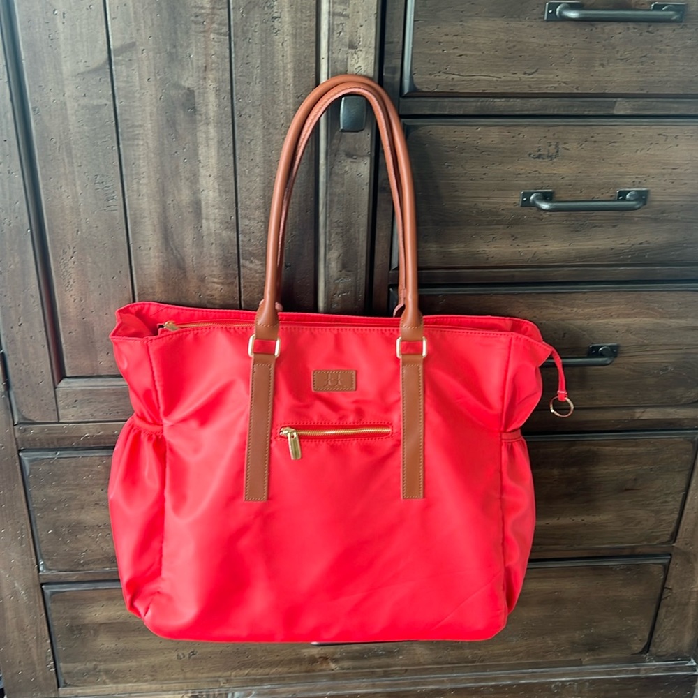 The Teacher Tote in red, only used once